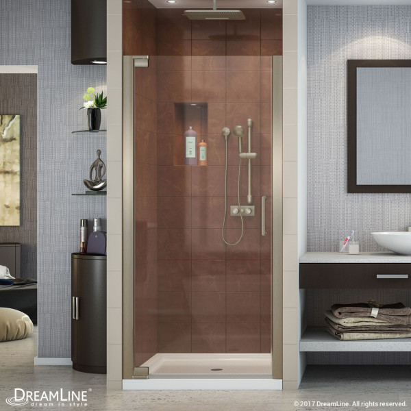 Dreamline SHDR-4134720 Elegance 34 to 36" Frameless Pivot Clear Shower Door