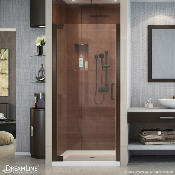 Dreamline SHDR-4134720 Elegance 34 to 36" Frameless Pivot Clear Shower Door