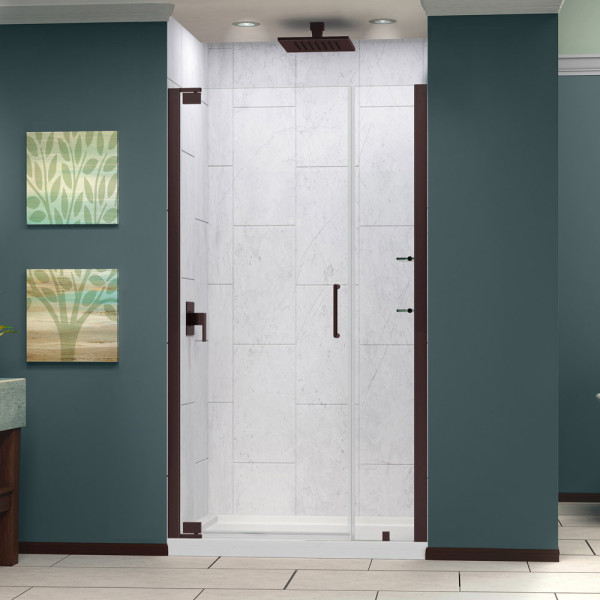 Dreamline SHDR-4137720 Elegance 37 1/4 to 39 1/4" Frameless Pivot Shower Door