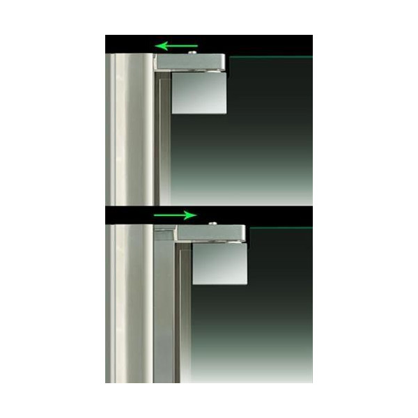 Dreamline SHDR-4137720 Elegance 37 1/4 to 39 1/4" Frameless Pivot Shower Door