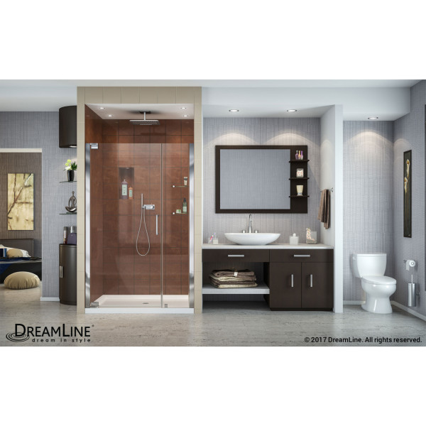 Dreamline SHDR-4139720 Elegance 39 to 41" Clear Frameless Pivot Shower Door