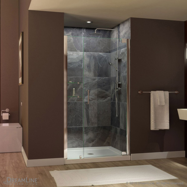 Dreamline SHDR-4139720 Elegance 39 to 41" Clear Frameless Pivot Shower Door