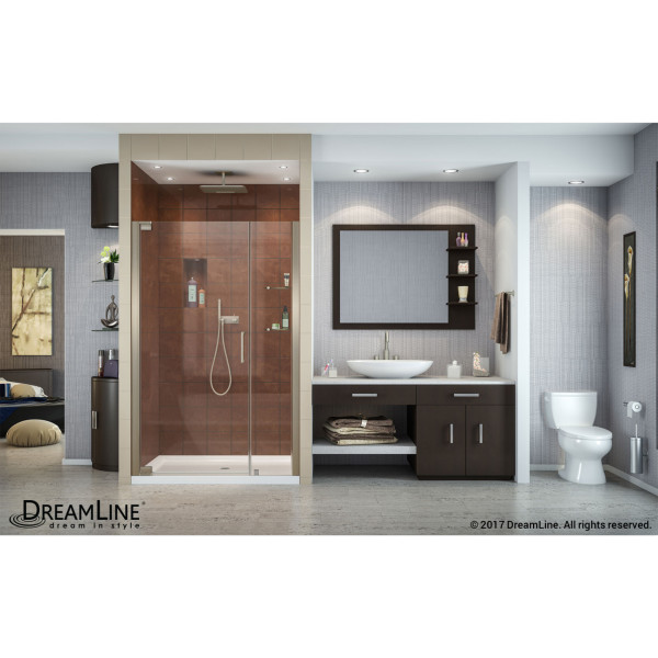 Dreamline SHDR-4139720 Elegance 39 to 41" Clear Frameless Pivot Shower Door