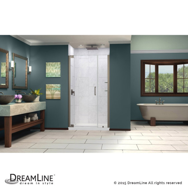 Dreamline SHDR-4139720 Elegance 39 to 41" Clear Frameless Pivot Shower Door