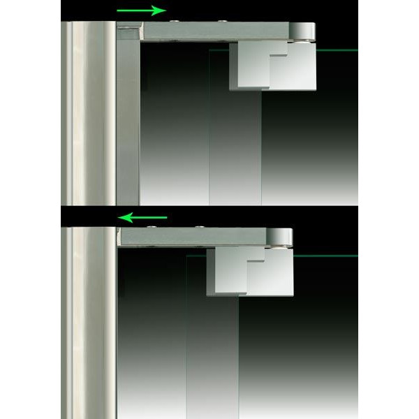 DreamLine SHDR-4236728-01 Allure Adjustable 36-43" Pivot Clear Shower Door