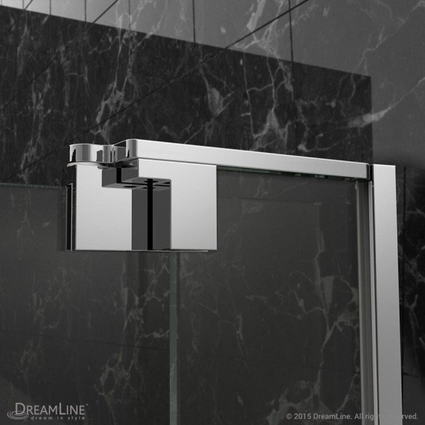 DreamLine SHDR-4265728-01 Allure Chrome Frameless Pivot Clear Glass Shower Door