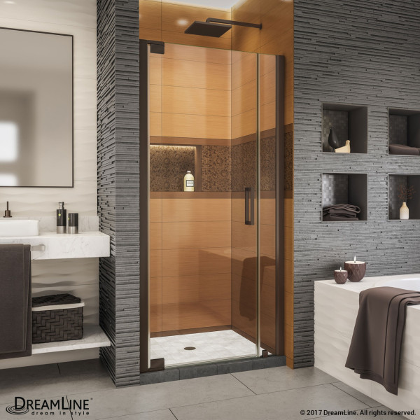 DreamLine SHDR-4330060 Elegance-LS Frameless Pivot Clear Shower Door