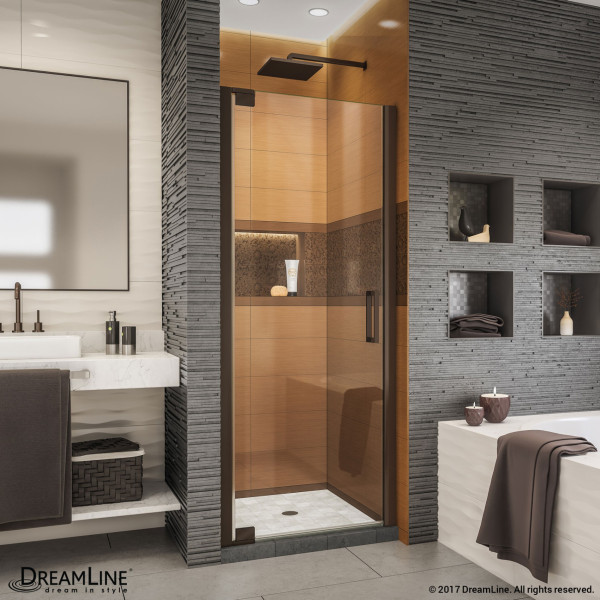 DreamLine SHDR-4332000 Elegance-LS Frameless Reversible Pivot Shower Door