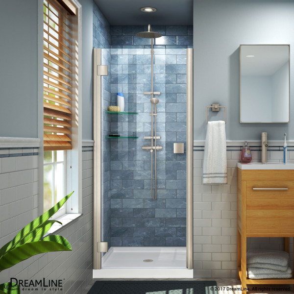 DreamLine SHDR-5340720 Lumen Semi-Frameless Hinged Reversible Shower Door