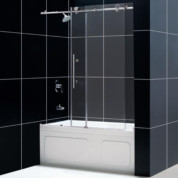 DreamLine SHDR-61606210 Enigma X 56-59 x 62" Clear Glass Frameless Tub Door