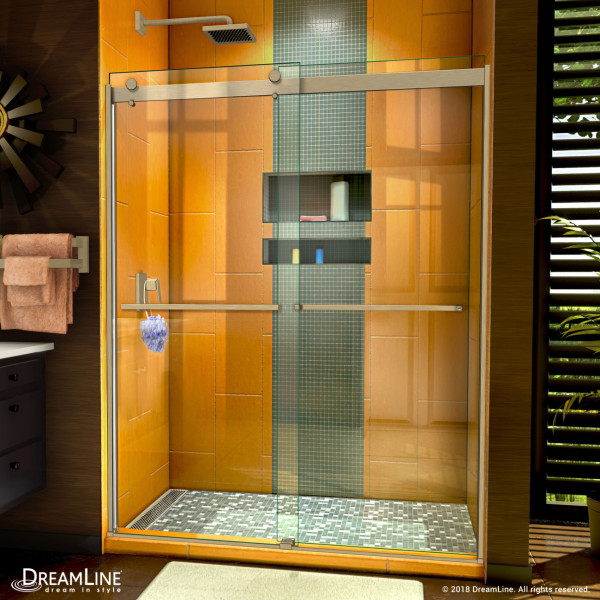 DreamLine SHDR-6360762 Sapphire Semi-Frameless Bypass Shower Door