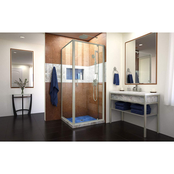 DreamLine SHDR2234340RT04 Flex Semi-Frameless Pivot Shower Enclosure