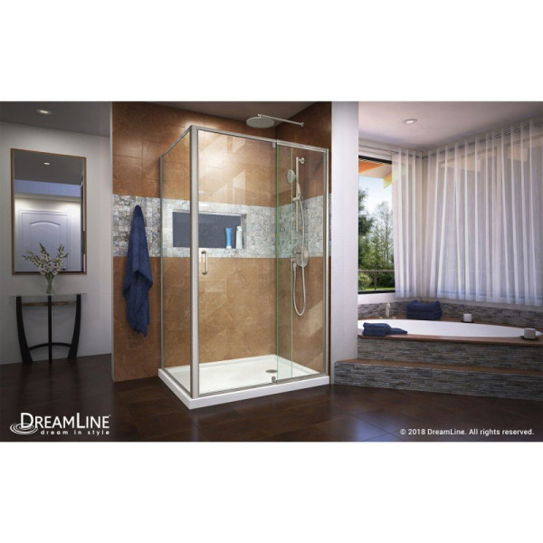 Dreamline SHDR2234460RT04 Flex Semi-Frameless Pivot Shower Enclosure