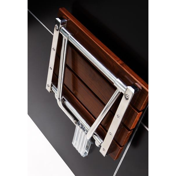 DreamLine SHST-01-TK Folding Shower Seat in Natural Teak Wood