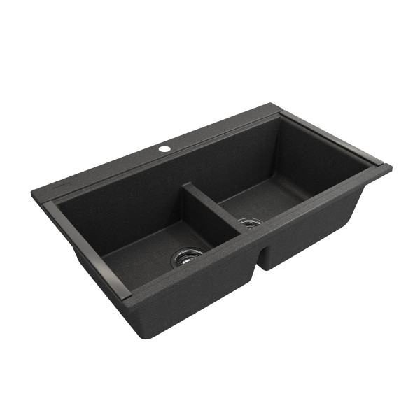BOCCHI 1618-50x-0126 Baveno Lux Undermount 33 Granite Composite Kitchen Sink