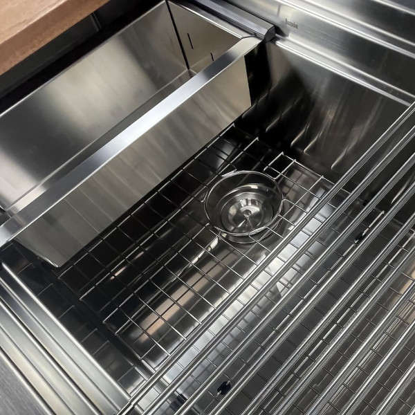 Nantucket SR-PS-4220-16 Single Bowl Undermount Stainless Steel Kitchen Sink