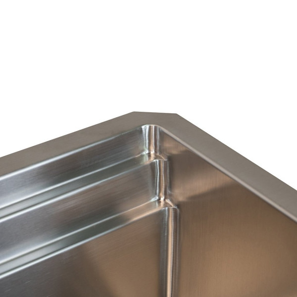 Nantucket SR-PS-4220-16 Single Bowl Undermount Stainless Steel Kitchen Sink