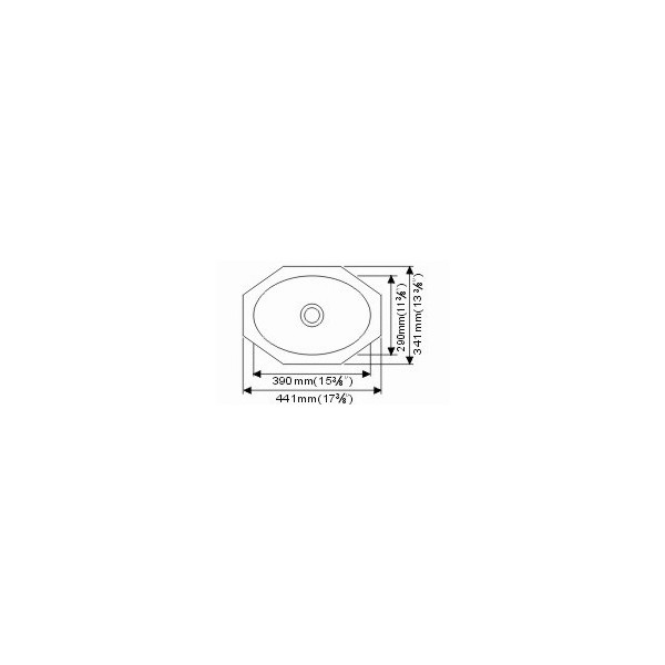 Lenova SS-B4 Stainless Steel Oval Bathroom Sink 18 Gauge Undermount