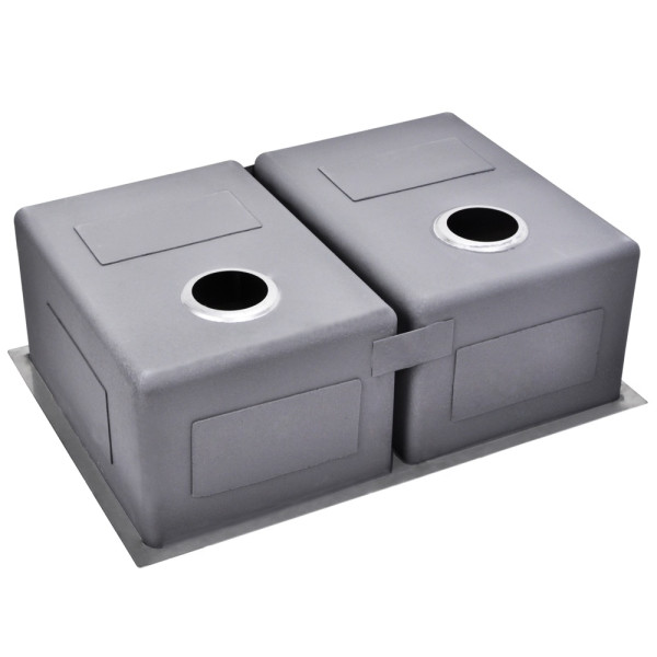 Water Creation SSSG-UD-2920A 50/50 Double Bowl Stainless Steel Kitchen Sink