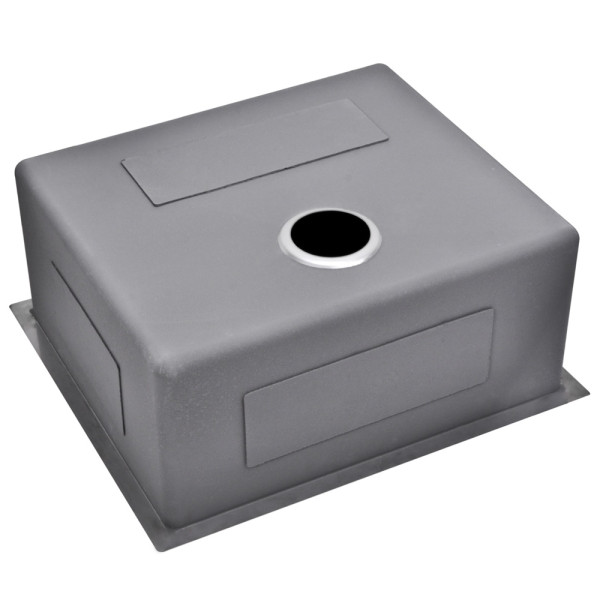 Water Creation SSSG-US-2320B Single Basin Undermount Kitchen Sink and Drain