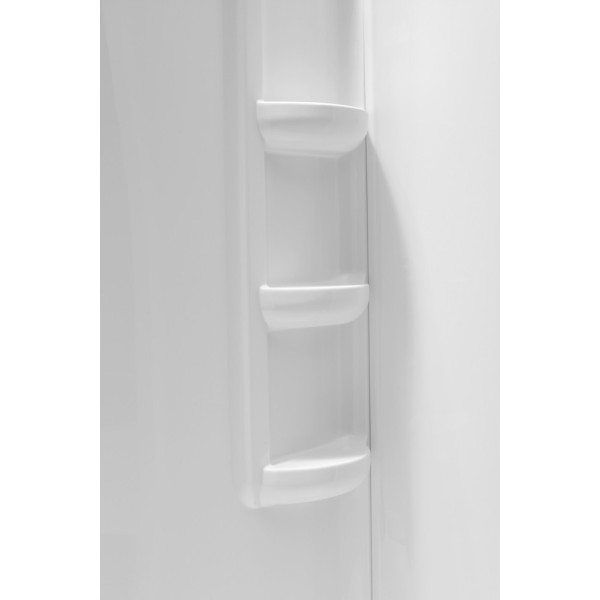 ANZZI SW-AZ009WH Lex-Class Direct-to-Stud Alcove Shower Surround In White