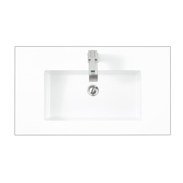 James Martin SWB-S31.5 31.5" Mineral Composite Drop In Single Sink Top