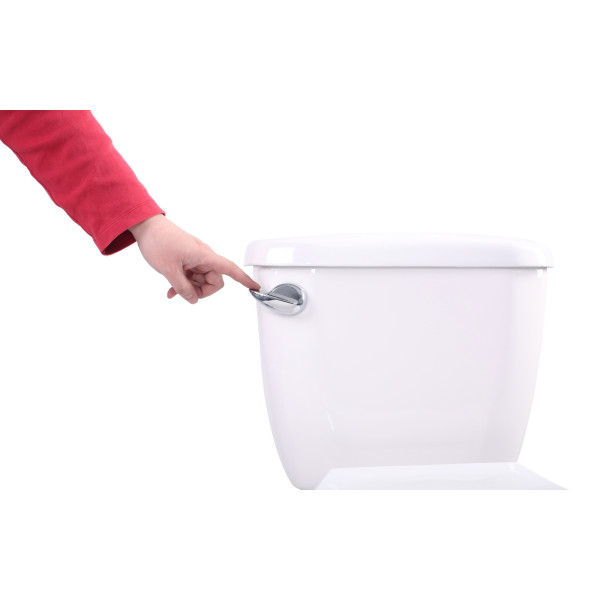 ANZZI T1-AZ063 Author 2 Piece Single Flush Bathroom Toilet In White
