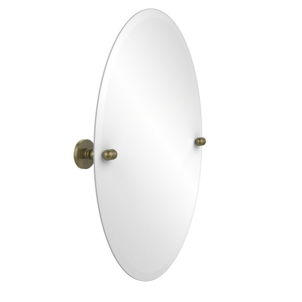 Allied Brass TA-91 21" x 29" Oval Tilt Mirror with Beveled Edge