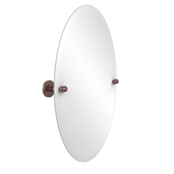 Allied Brass TA-91 21" x 29" Oval Tilt Mirror with Beveled Edge