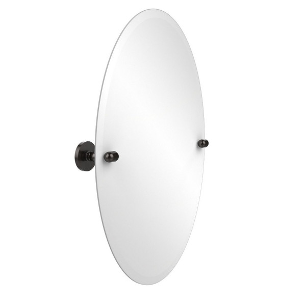 Allied Brass TA-91 21" x 29" Oval Tilt Mirror with Beveled Edge