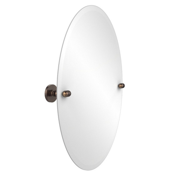 Allied Brass TA-91 21" x 29" Oval Tilt Mirror with Beveled Edge