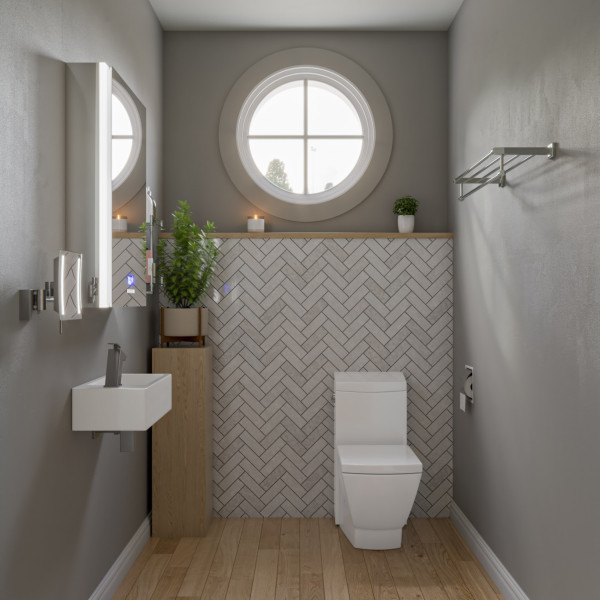 EAGO TB336 Modern One Piece High Efficiency Low Flush Eco Friendly Toilet