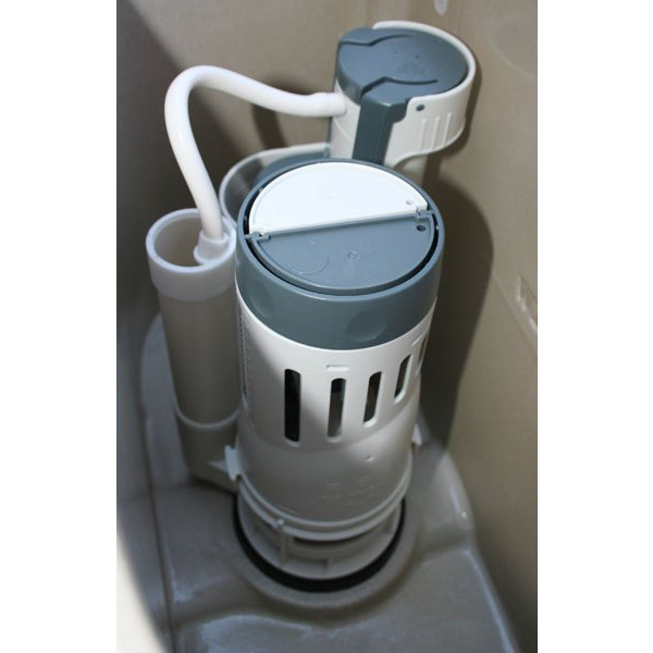 EAGO TB346 Elongated One Piece Dual Flush High Efficiency Low Flush White Toilet