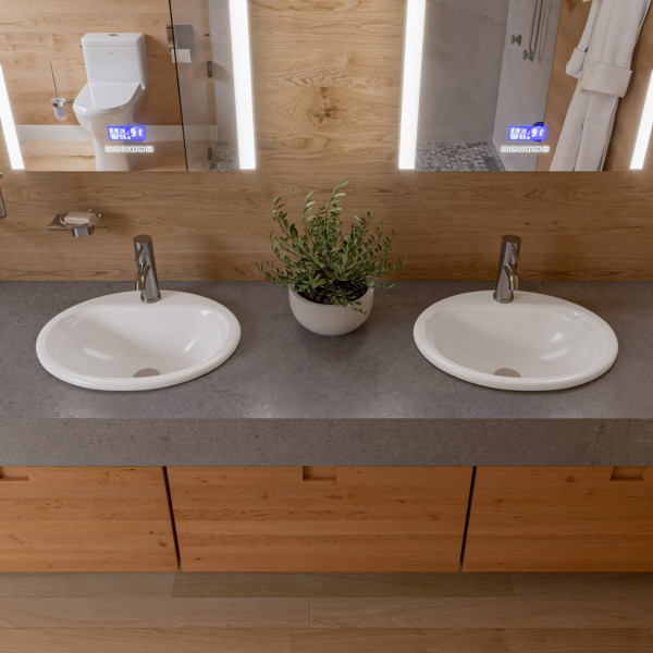 EAGO TB353 One Piece Dual High Efficiency Low Flush Eco-Friendly Toilet