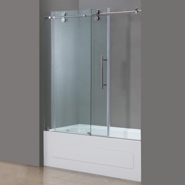 Aston Global TDR978-..-60-10 Langham Completely Frameless Tub Sliding Door
