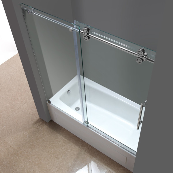 Aston Global TDR978-..-60-10 Langham Completely Frameless Tub Sliding Door