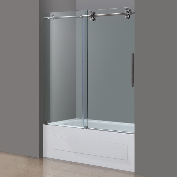 Aston Global TDR978-..-60-10 Langham Completely Frameless Tub Sliding Door
