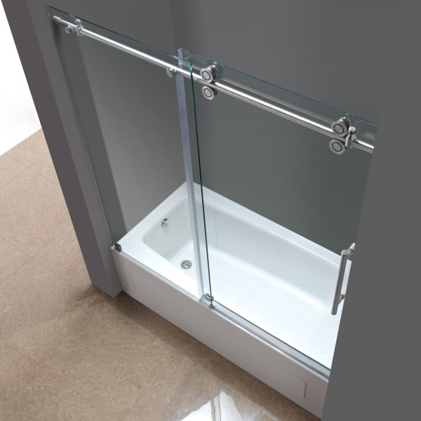 Aston Global TDR978-..-60-10 Langham Completely Frameless Tub Sliding Door
