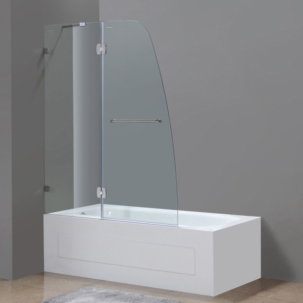 Aston Global TDR982-..-48-6 Soleil Frameless Pivot Tub Shower Door