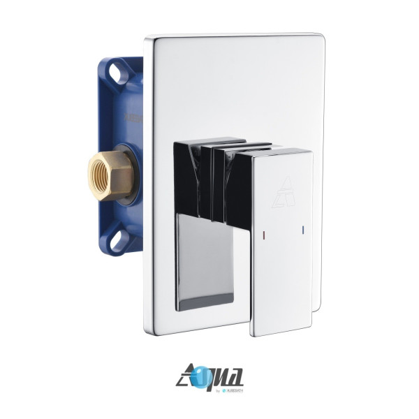 KubeBath TF1V Aqua Piazza Chrome Tub Filler with Rough-In Valve