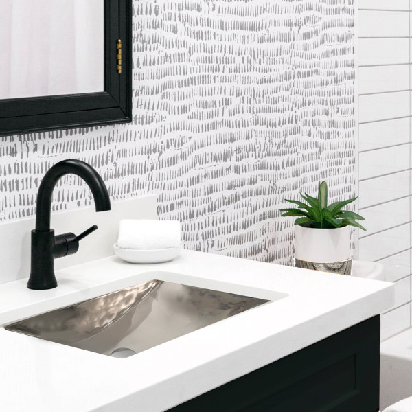 Nantucket Sinks TRS-SM Stainless Steel Rectangle Bathroom Sink