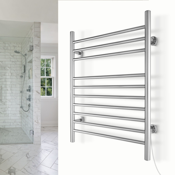 WarmlyYours TW-F10-HP Infinity Towel Warmer Dual Connection 10 Bars 