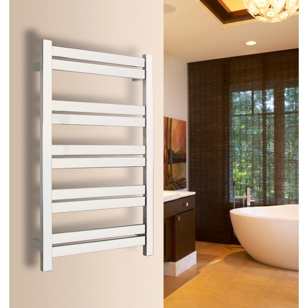 WarmlyYours TWS6-GRD10PH Grande Stainless Steel 10 Towel Warmer In Polished