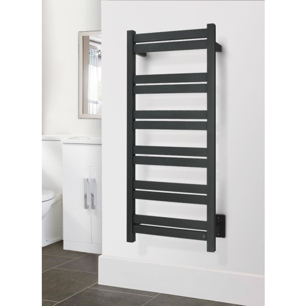 WarmlyYours TWS6-GRD12KH Grande Wall Mount 12 Bars Towel Warmer In Blacks