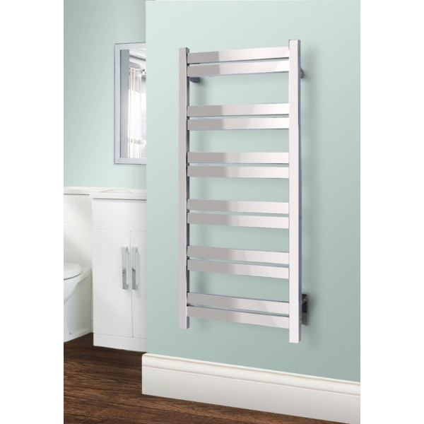 WarmlyYours TWS6-GRD12PH Grande Polished Hardwired 12 Bars Towel Warmer