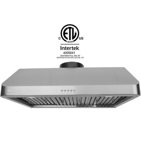 XtremeAir UL10-U30 Ultra Series 30" width Baffle filters Under Cabinet Hood