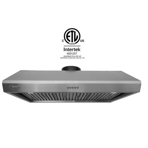 XtremeAir UL13-U30 Under Cabinet Hood 3-Speed Modern Kitchen Range Hood