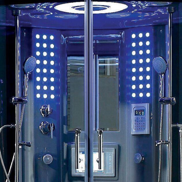  Maya Bath Valencia Computerized Steam Shower Massage Bathtub