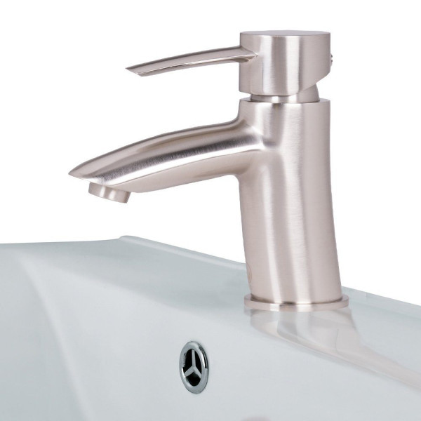 VIGO VG01023BN Deck Mounted Single Lever Faucet in Brushed Nickel