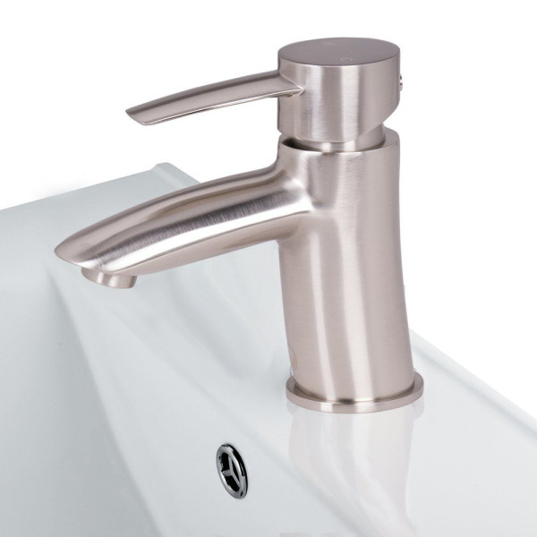 VIGO VG01023BN Deck Mounted Single Lever Faucet in Brushed Nickel